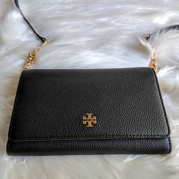 blue leather crossbody bolsa